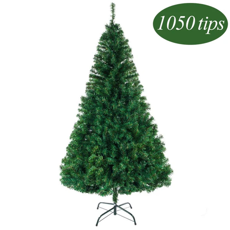 6Ft Artificial Christmas Tree with 650 Tips 2022 Large Spay White Xmas Tree Decoration 2023 New Year Outdoor Indoor Ornament