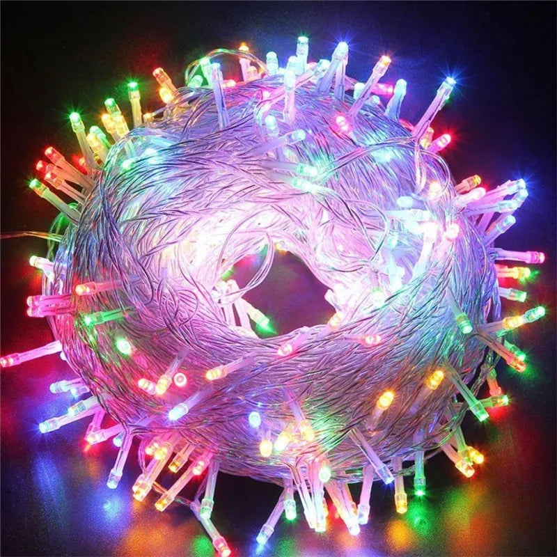 Novelty 600 Leds 100M Flasher String Lighting for Outdoor/ Indoor Wedding Party Christmas Tree Twinkle Fairy Decoration Lights